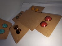 Image 2 of Copper Stud Earrings 