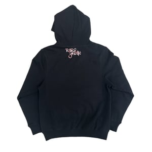 Image of Ghost Valentine’s Day Hoodie in Black/Pink/Red