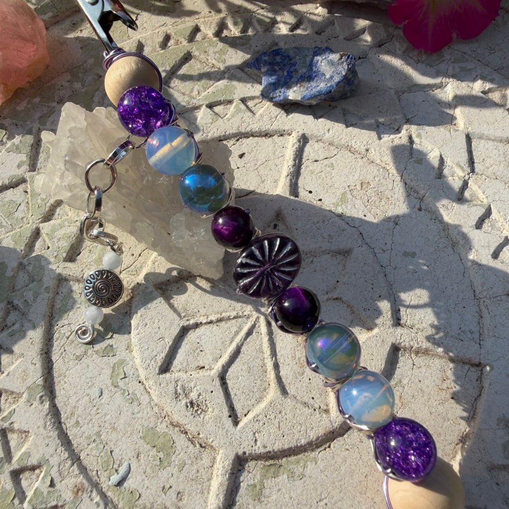 Image of purple burst roach clip