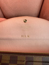 Image 10 of Louis Vuitton Damier Ebene Portefeuille Caissa Rose Ballerine Wallet