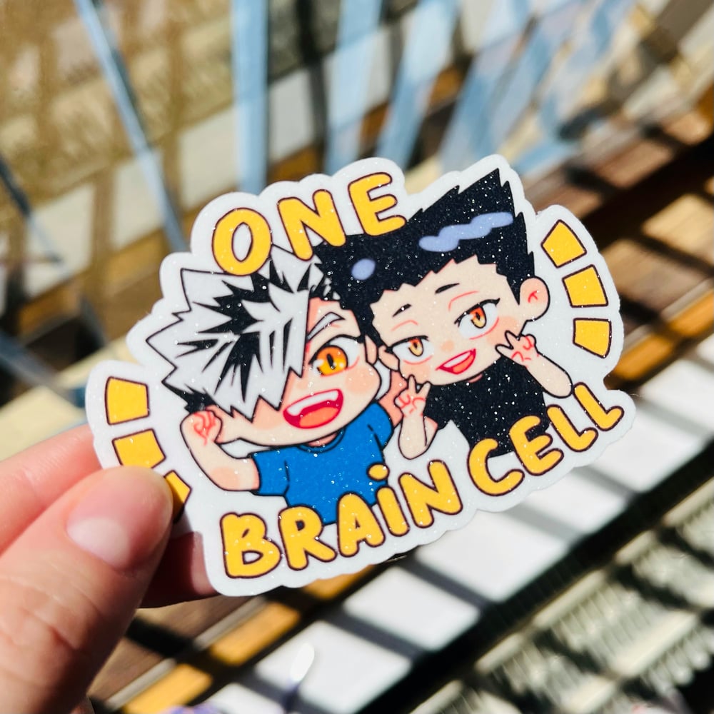 One brain cell sticker