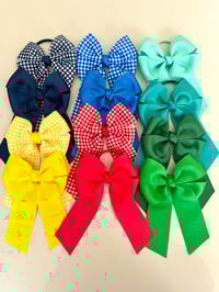 Image 3 of School ribbons 7 different colours