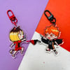 Kenhina with magnetic hearts keychains 