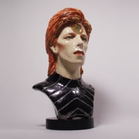 Image 4 of David Bowie 'Ziggy Stardust' - Bust Sculpture Painted and Glazed