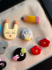 Image 4 of Handmade clay Pin's