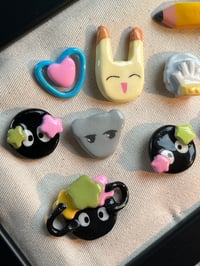 Image 3 of Handmade clay Pin's