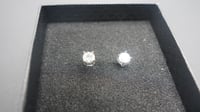 Image 3 of Moissanite Diamond Studs
