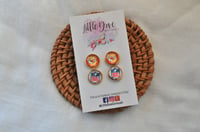 Image 3 of Football Earrings