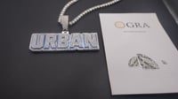Image 7 of Custom Letter  Moissanite Pendant