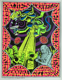 1996 Blues Traveler Black Cat Bash New Year's Eve Concert Poster MSG