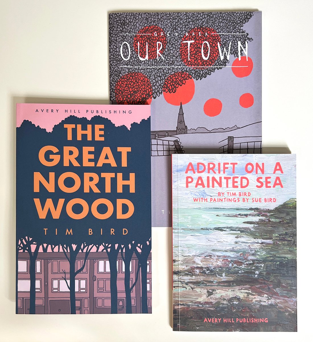 Tim Bird Bundle - Adrift on a Painted Sea + Grey Area Our Town + The Great North Wood