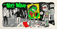 1996 Next Wave Poster for exhibit of Poster Artwork at Maxwell's in Hoboken