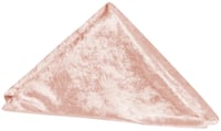 Blush velvet  table napkin 20x 20 '
