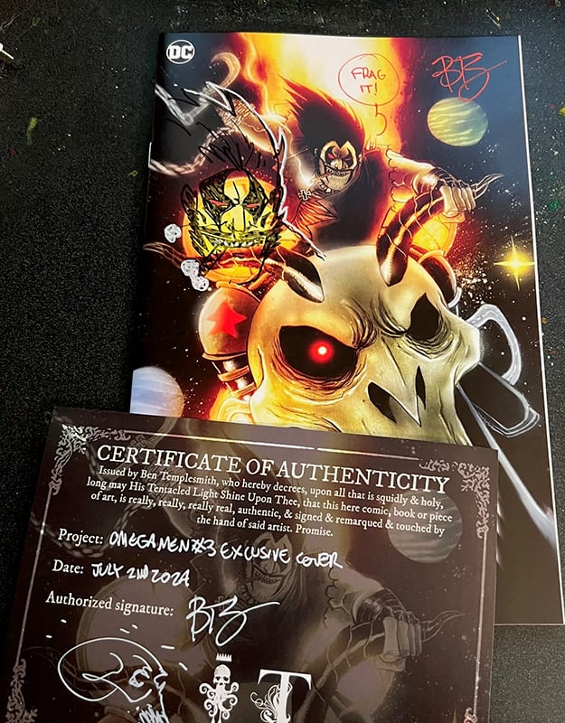 Image of 1st LOBO APPEARANCE! OMEGA MEN #3 EXCLUSIVE VIRGIN COVER