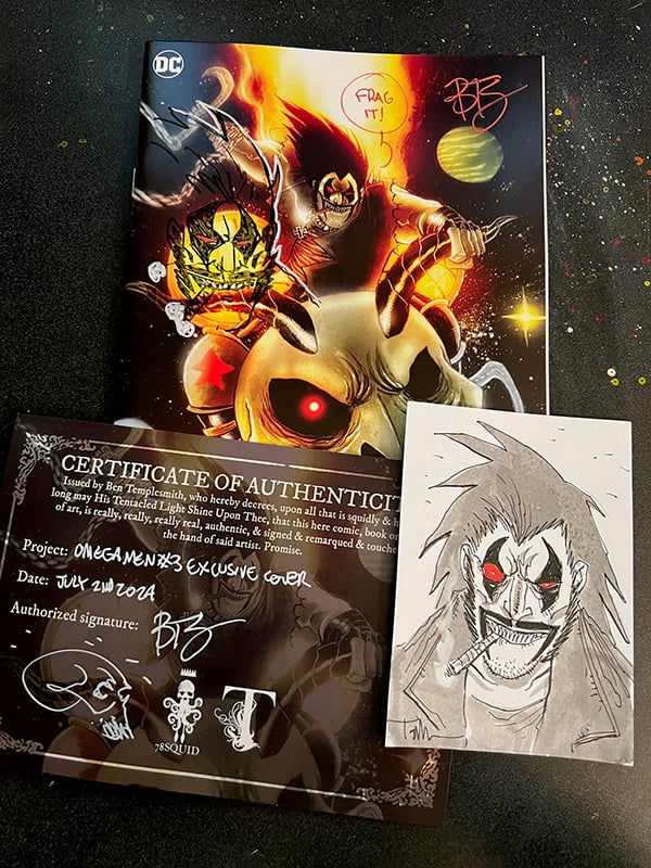 Image of 1st LOBO APPEARANCE! OMEGA MEN #3 EXCLUSIVE VIRGIN COVER