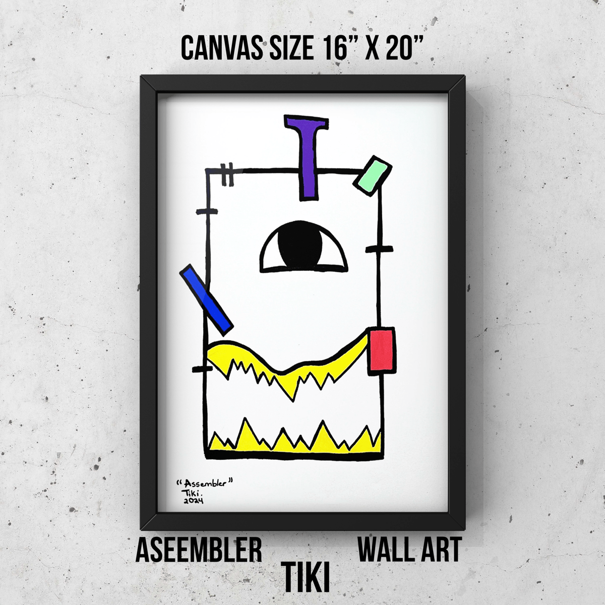 Image of Assembler Wall Art Tiki