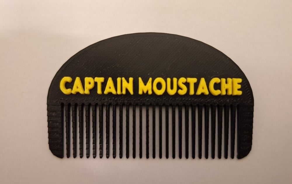 Image of Captain Mustache Fabulous Mustache Comb