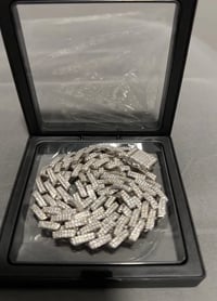Image 3 of 10 mm Moissanite Diamond Cuban 
