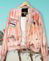 Image 2 of Faith ¥ Bomber jacket ¥ unisex ¥ viLLaGe punK ¥ IbiZa ¥ jacket ¥