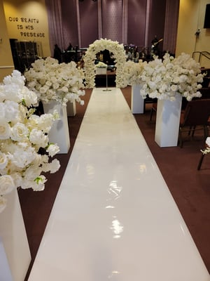 Image of Weddng Ceremony Aisles design 