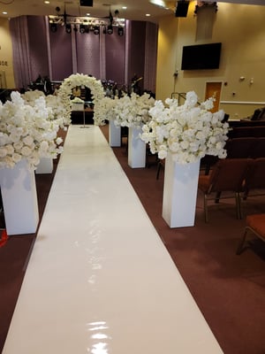 Image of Weddng Ceremony Aisles design 