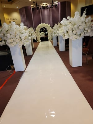 Image of Weddng Ceremony Aisles design 