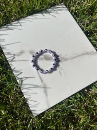 Image 2 of Purple Pearl Evil Eye