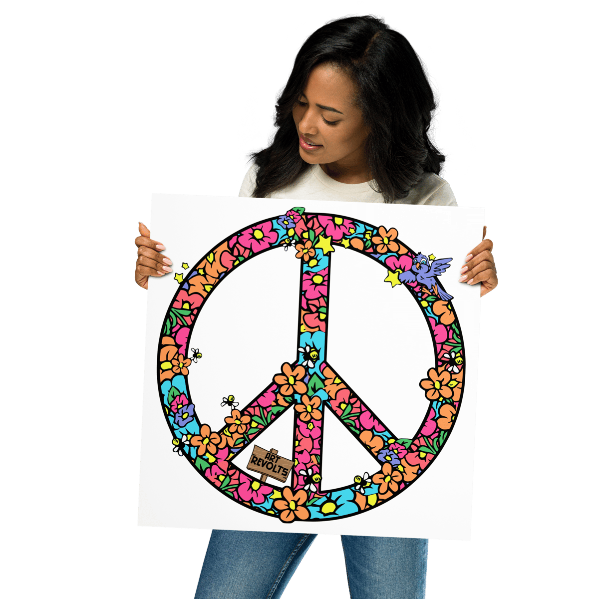 ☆PEACE☆ページ enhanced-matte-paper-poster-