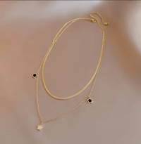 "14K Gold Plated Layering Star Necklace – Hypoallergenic, Eco-Friendly & Tarnish-Proof"