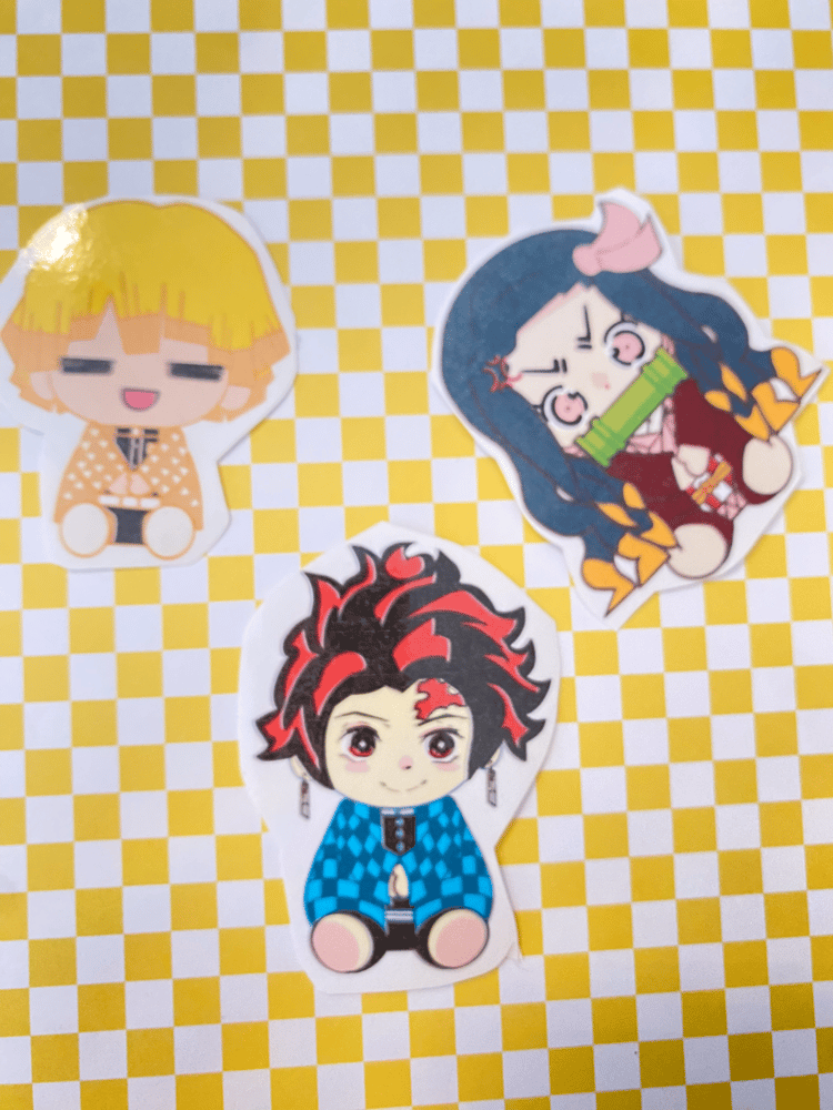 Image of Demon Slayer sticker pack 