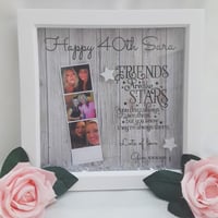 Image 3 of Personalised Friend Frame,Friend Gift,Best Friend Frame,Personalised Photo Frame,Friends are like st