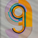 Image of Painted Numbers ///9///