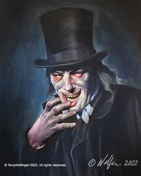 London After Midnight - Oil Painting