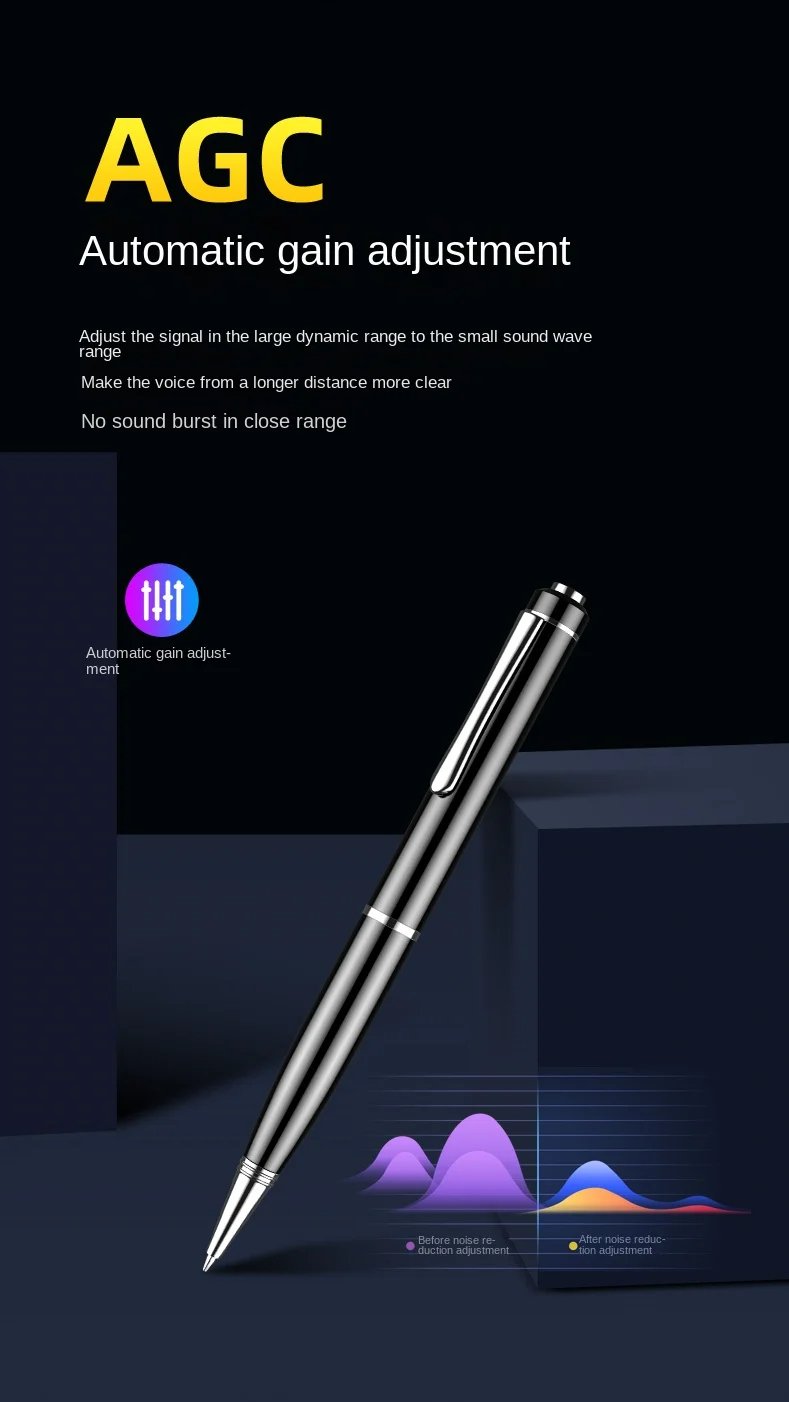 MSL Mini Pen Voice Recorder USB 8GB - Portable Audio Recorder