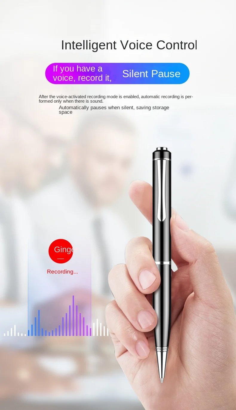 MSL Mini Pen Voice Recorder USB 8GB - Portable Audio Recorder