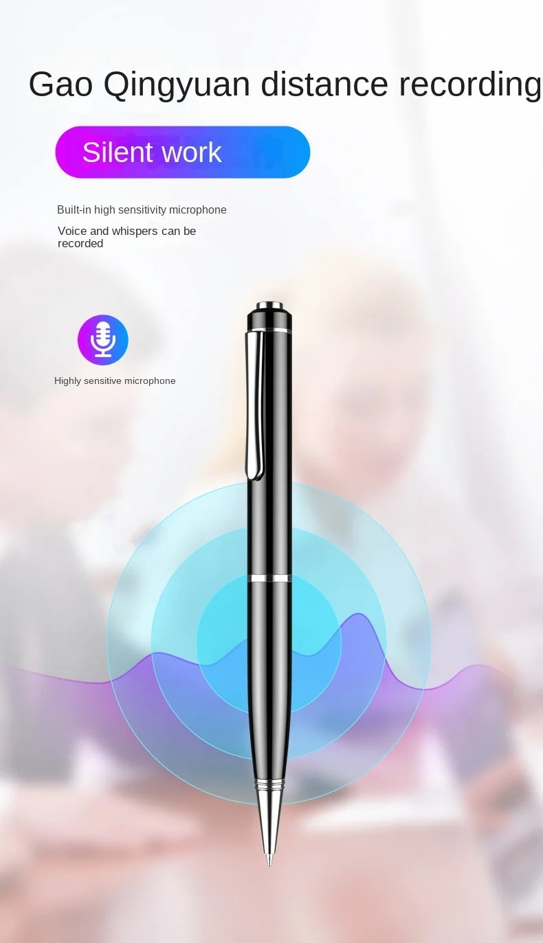 MSL Mini Pen Voice Recorder USB 8GB - Portable Audio Recorder