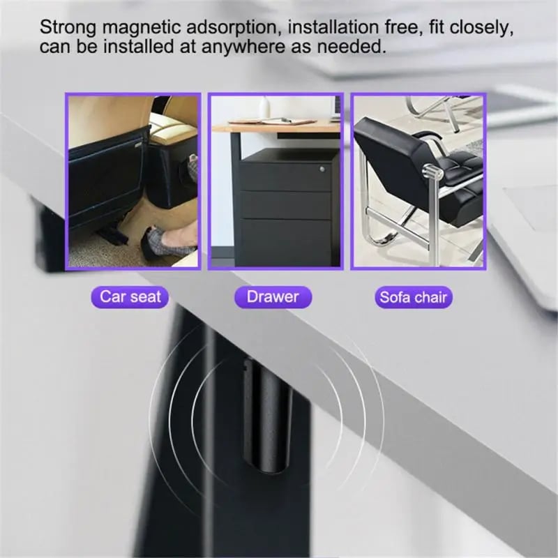 High-Quality Voice Recorder with Magnetic Absorption, Noise Reduction, and MP3 Playback