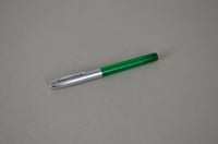 Image 3 of Sheaffers Green Transparent Fountain Pen, Stainless 304 Nib with Chrome Cap, # 0297