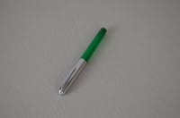 Image 9 of Sheaffers Green Transparent Fountain Pen, Stainless 304 Nib with Chrome Cap, # 0297