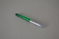 Image 10 of Sheaffers Green Transparent Fountain Pen, Stainless 304 Nib with Chrome Cap, # 0297