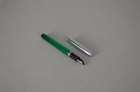 Image 14 of Sheaffers Green Transparent Fountain Pen, Stainless 304 Nib with Chrome Cap, # 0297