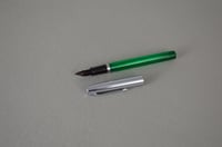 Image 15 of Sheaffers Green Transparent Fountain Pen, Stainless 304 Nib with Chrome Cap, # 0297