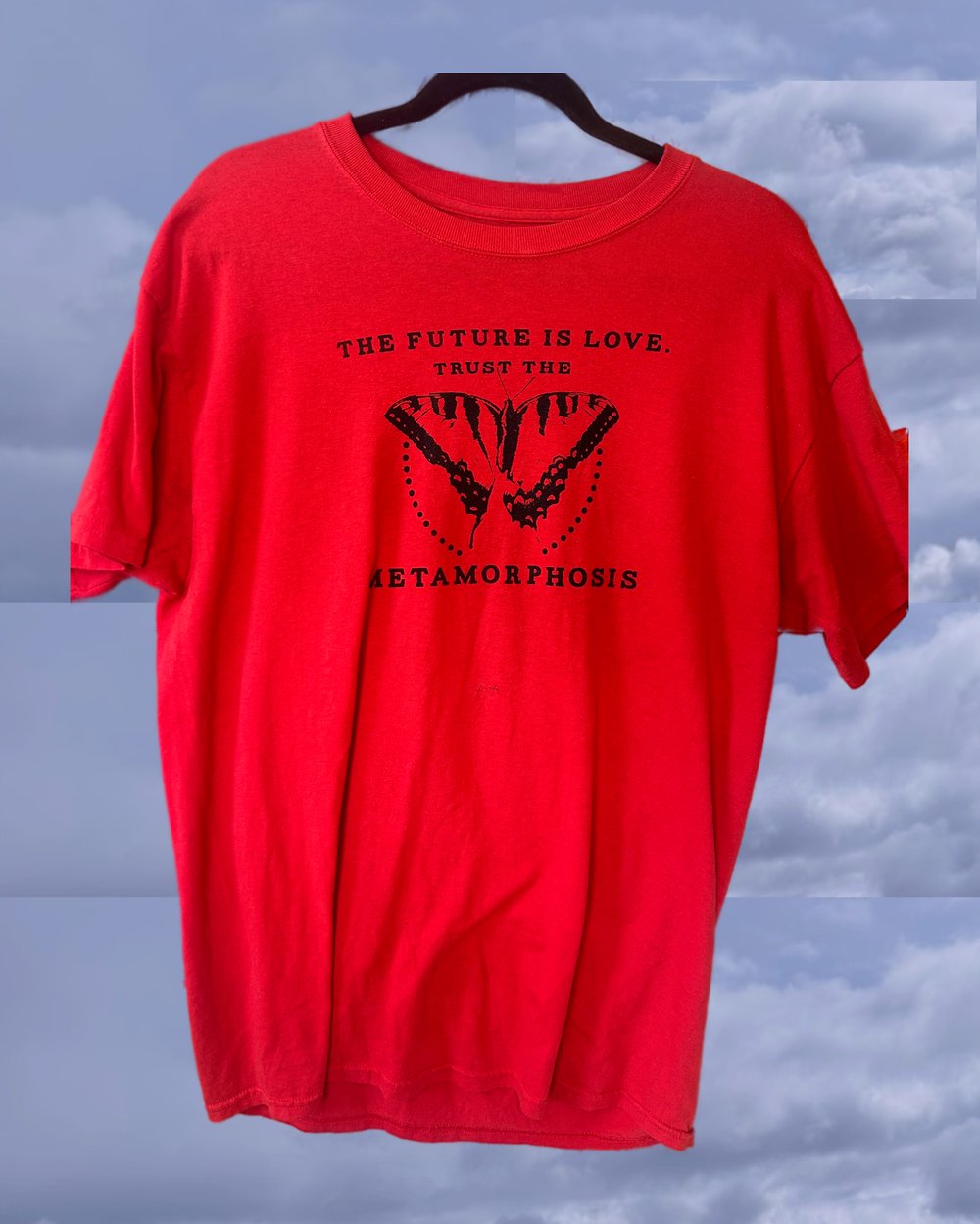 Large Red Double Print- Trust the Butterfly