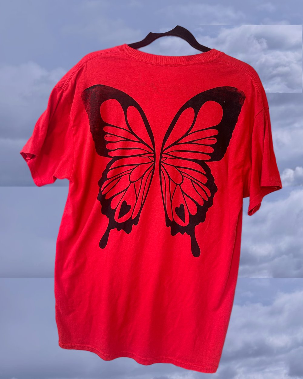Large Red Double Print- Trust the Butterfly