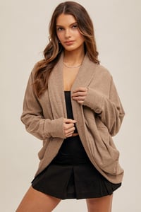 Image 1 of Cocoon Cardigan - HEM & THREAD AUGUST 