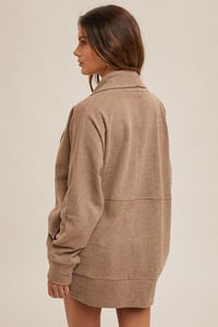 Image 3 of Cocoon Cardigan - HEM & THREAD AUGUST 