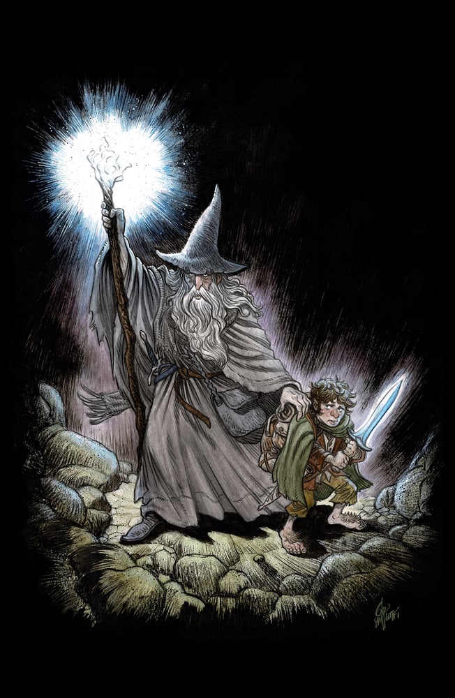 Image of LORD of the RINGS - ART PRINT
