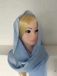 Image 1 of Holy Cross Veil (Satin Blue)