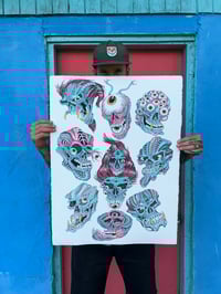 Image 4 of Bio Skull Print