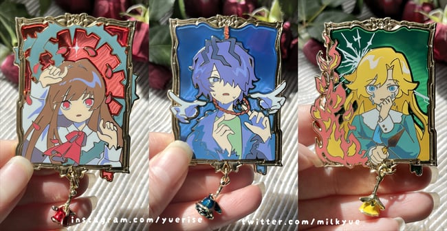 Ib ~Into the Abyss~ Enamel Pins | yuerise